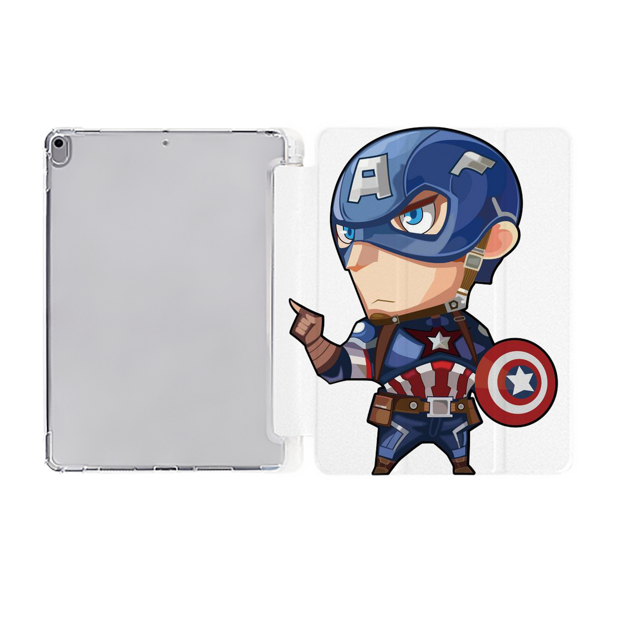 （画像用） アベンジャーズ The Avengers IPad ケース ペン収納付き 三つ折りスタンド PUレザー×シリコン 対応機種9.5/10.5/10.9インチ